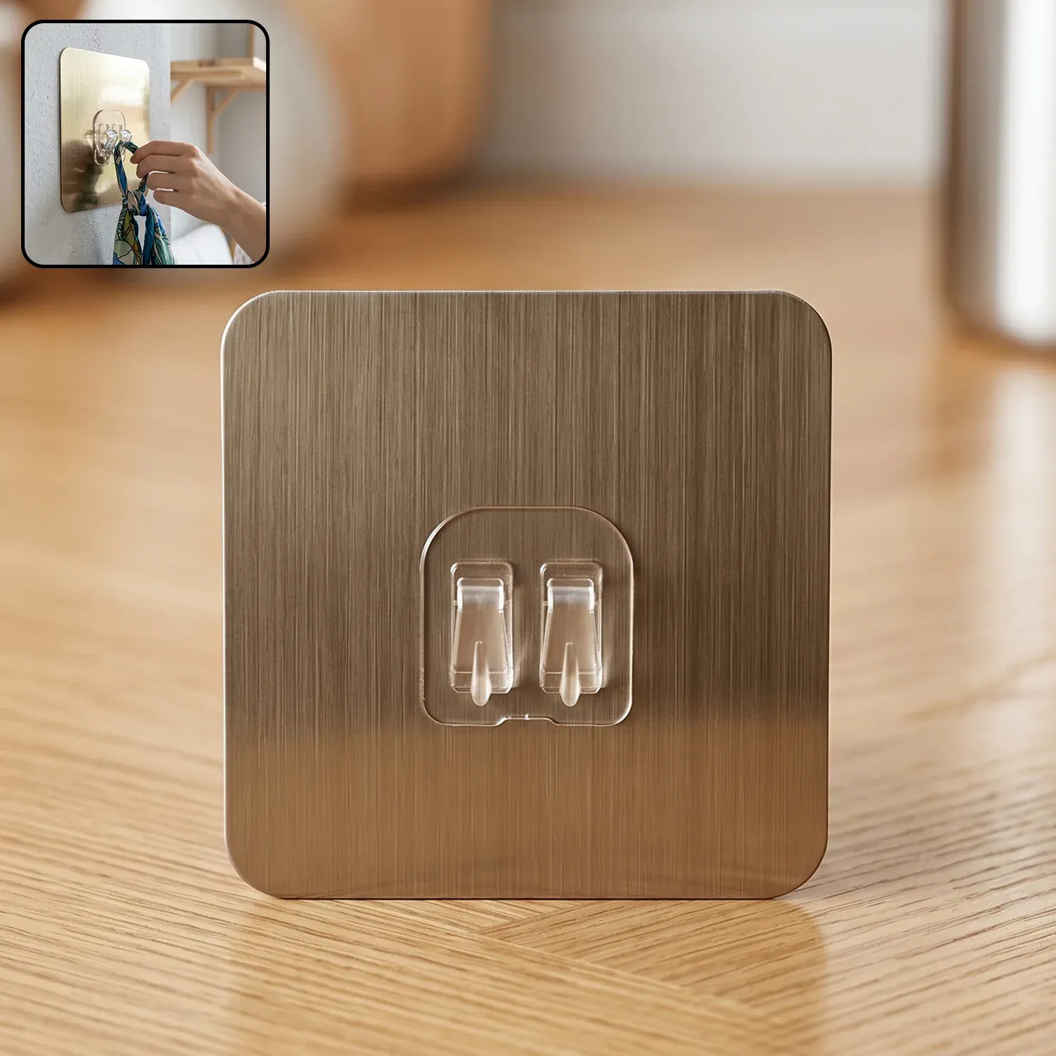 Premium Self-Adhesive Wall Hook – Damage-Free Strong Hold, Punch-Free - Buy Online at Alikart