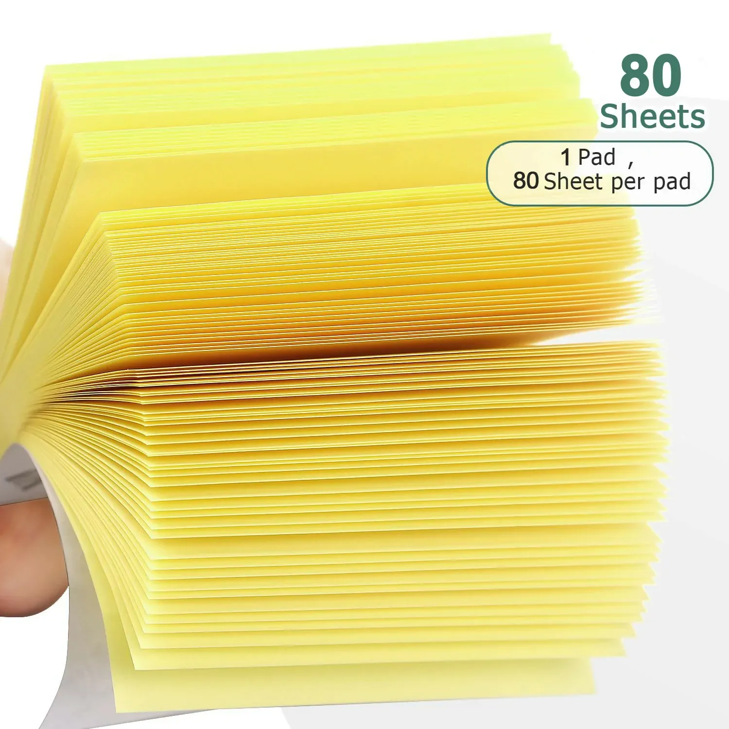 Self Stick Note Pad 2 x 3 Inch – 80 Sheets Quick Reminder Notes - Detailed Feature View 3