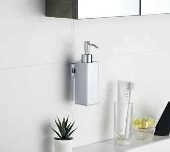 Stainless Steel Wall-Mounted Soap Dispenser – Space-Saving & Durable