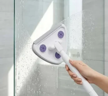 Triangular Microfiber Cleaning Mop for Glass, Walls & Floor Corners