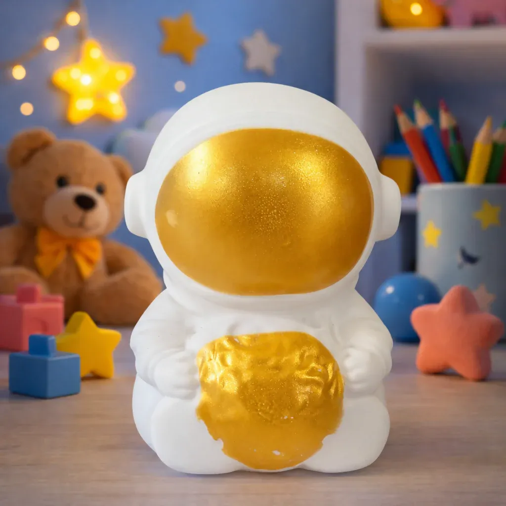 Premium Kids Night Light – Space-themed Astronaut Moon Lamp for Room Decor - Buy Online at Alikart