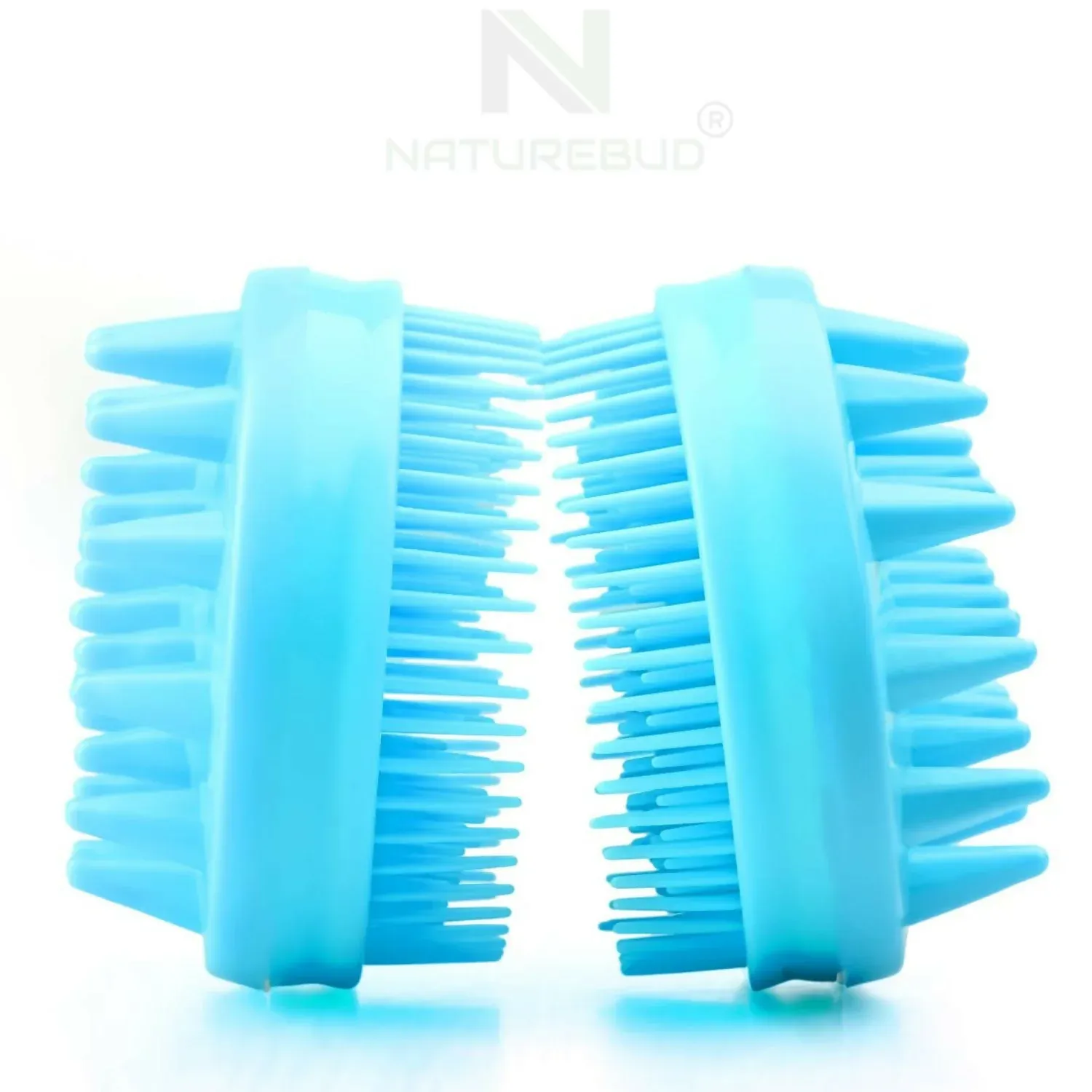 Hair Massager Brush – Dual-Sided Silicone for Scalp Care Pack of 2 - Detailed Feature View 1