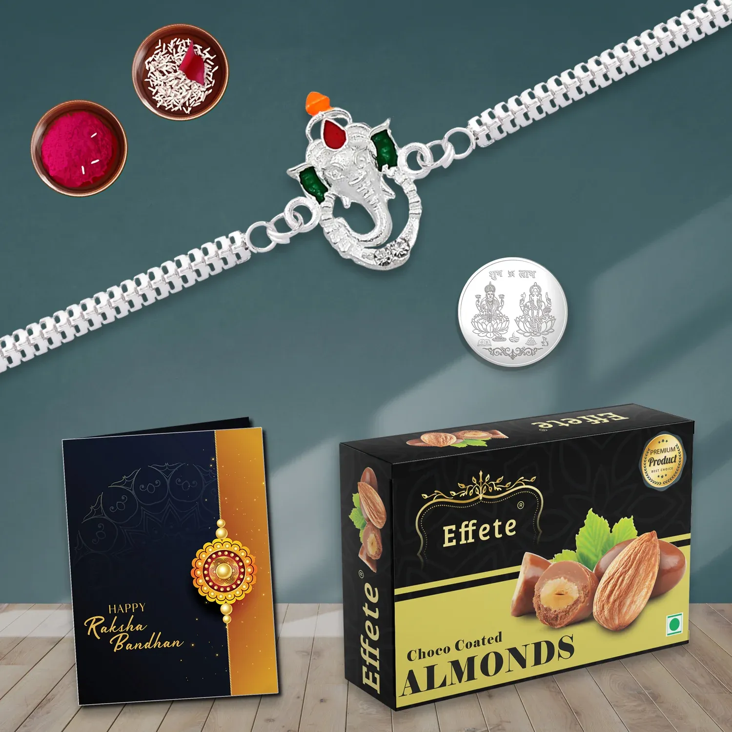 Premium Ganesh Rakhi Gift Box – Complete Raksha Bandhan Celebration Combo Set – Raksha Bandha - Buy Online at Alikart