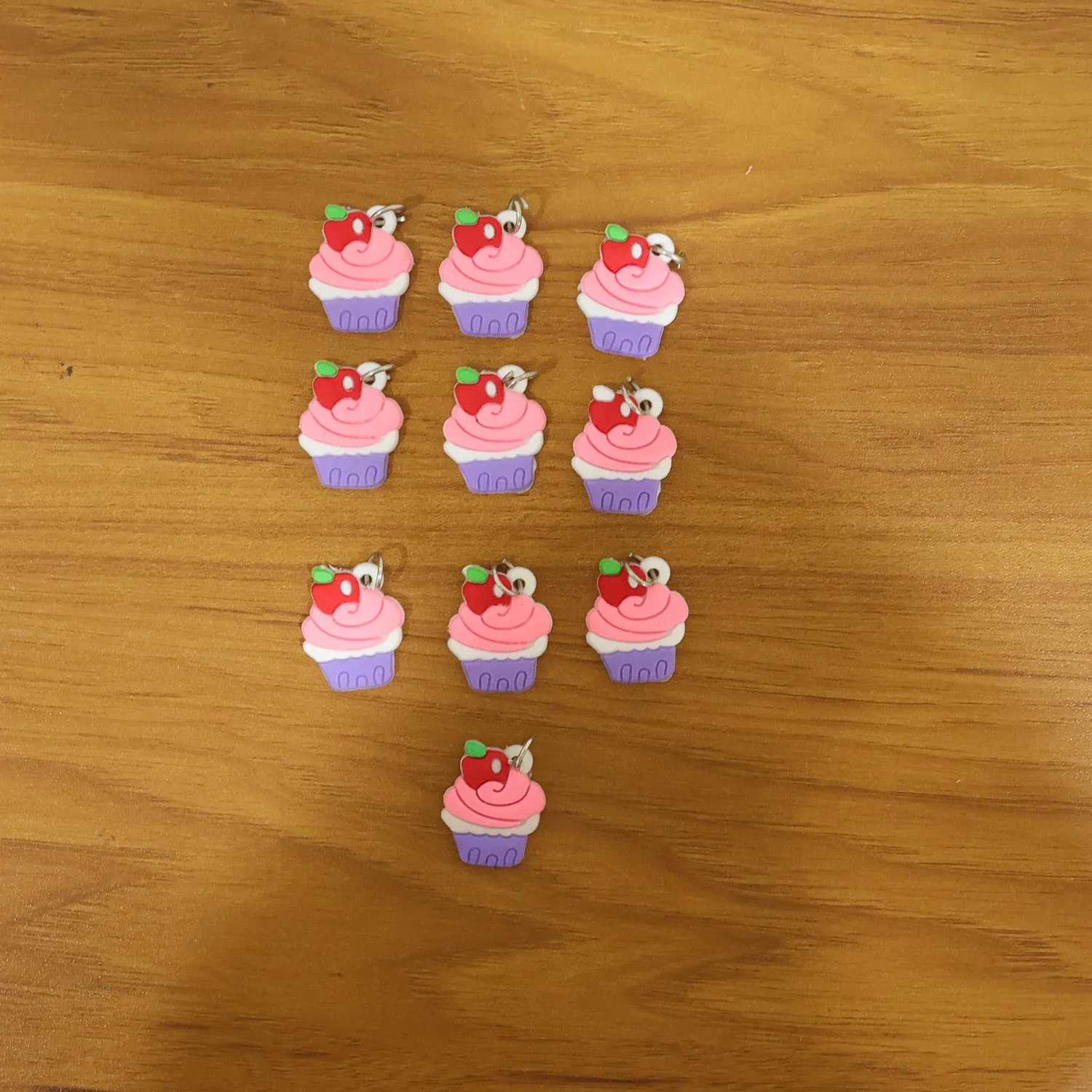 Cute Cupcake Keychain – Fun & Charming Bag Ornament - Detailed Feature View 6