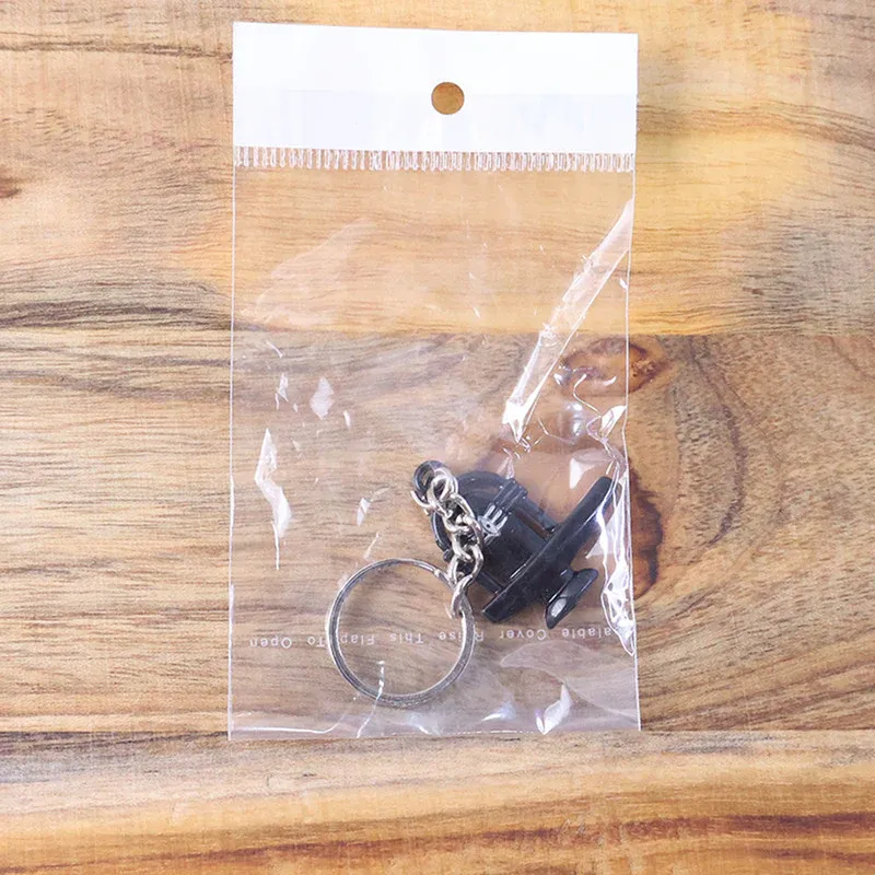Shivling Metal Keychain – Elegant Black Finish with Sacred Markings - Detailed Feature View 5