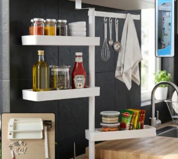 Rotating Storage Rack – 4-Tier Multipurpose Organizer