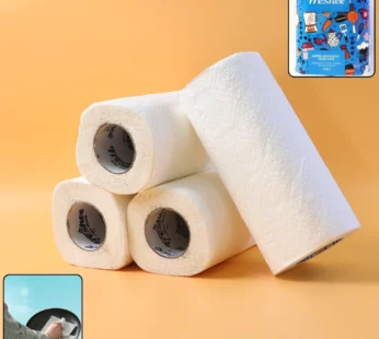 Super-Absorbent Kitchen Roll – 4 Rolls with 240 Sheets