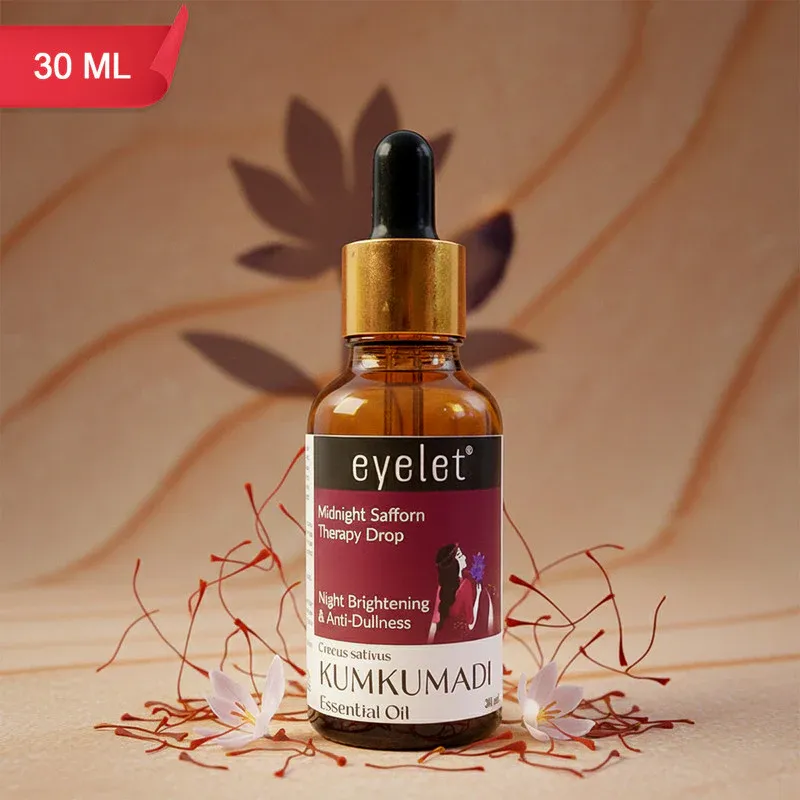 Kumkumadi Essential Oil – Radiant Skin & Hair Therapy 30ml - Detailed Feature View 1