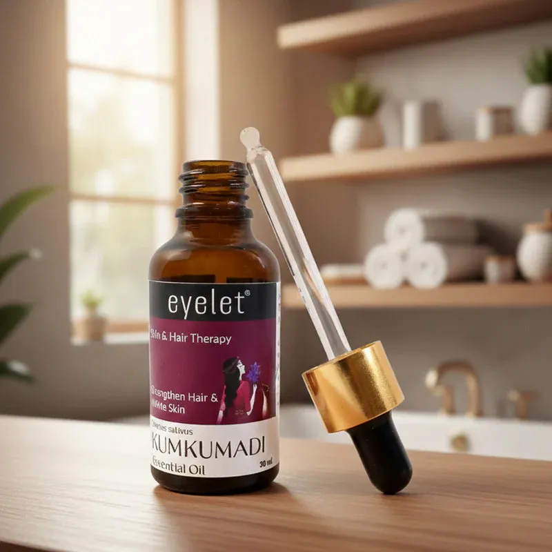 Kumkumadi Essential Oil – Radiant Skin & Hair Therapy 30ml - Detailed Feature View 2