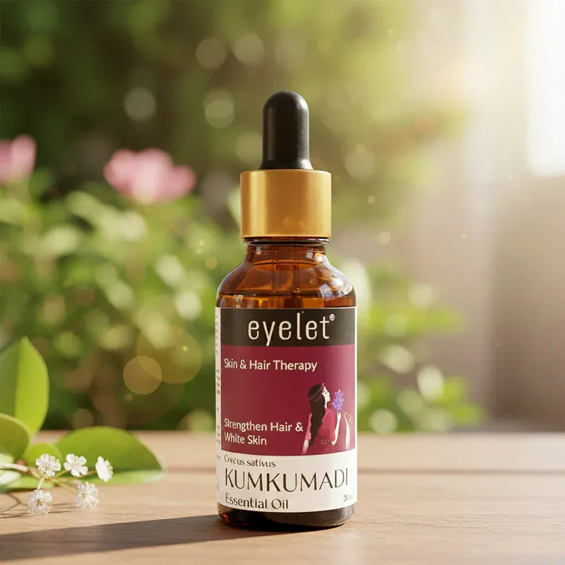 Kumkumadi Essential Oil – Radiant Skin & Hair Therapy 30ml - Detailed Feature View 3