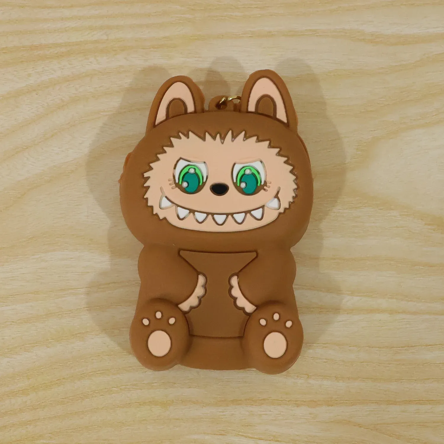 Mini Silicone Pouch Keychain – Cute Cartoon Style for Daily Use - Detailed Feature View 8