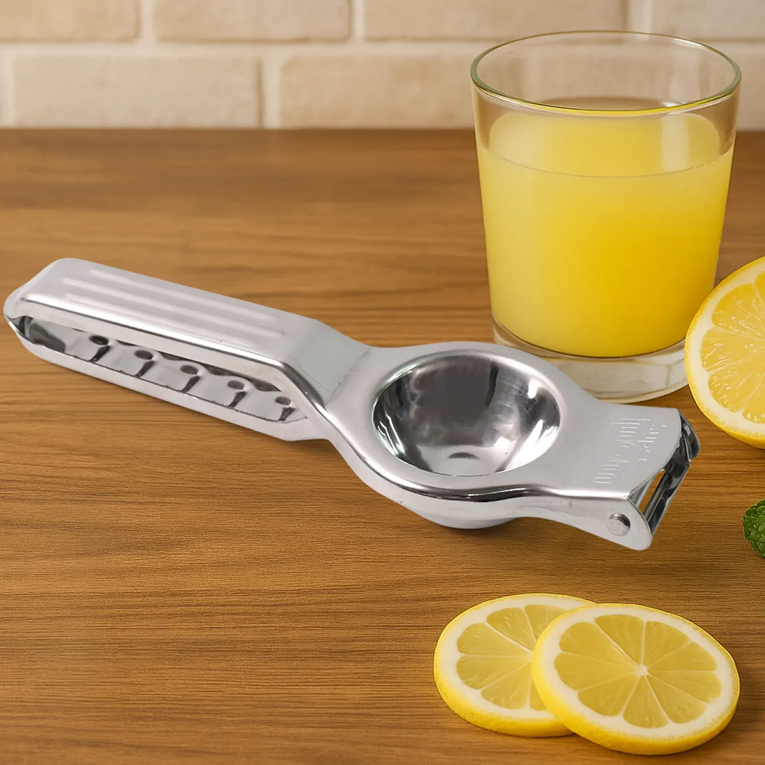 Premium Stainless Steel Lemon Squeezer – 2-in-1 Juicer with Bottle Opener - Buy Online at Alikart