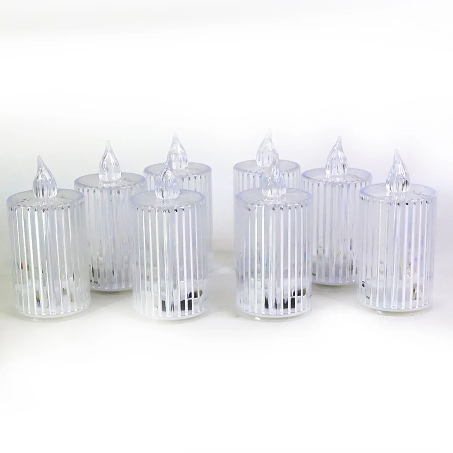 LED Flameless Candle Lights – Premium Crystal Effect, Set of 8 - Detailed Feature View 4
