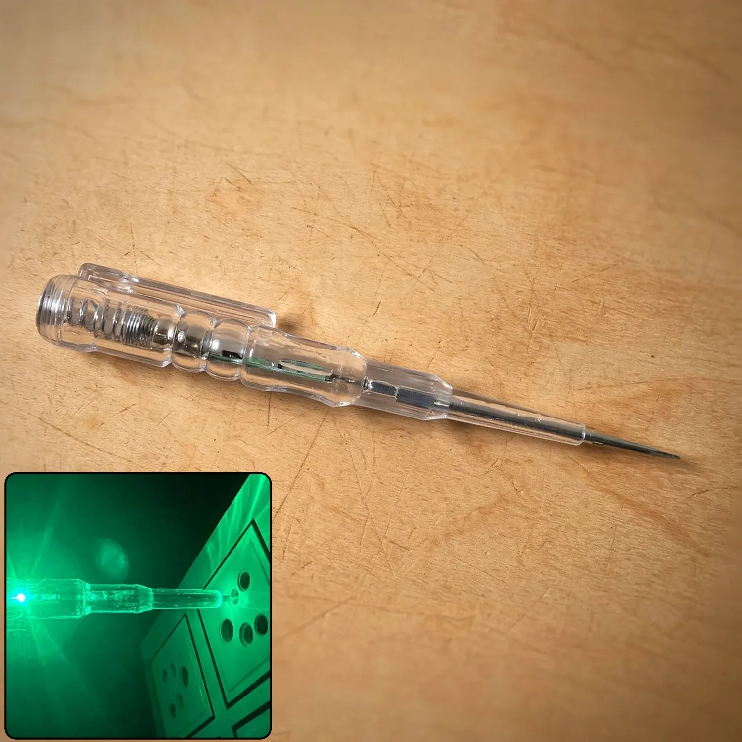 Digital Voltage Tester Pen – Rapid & Safe Electrical Detection - Detailed Feature View 1