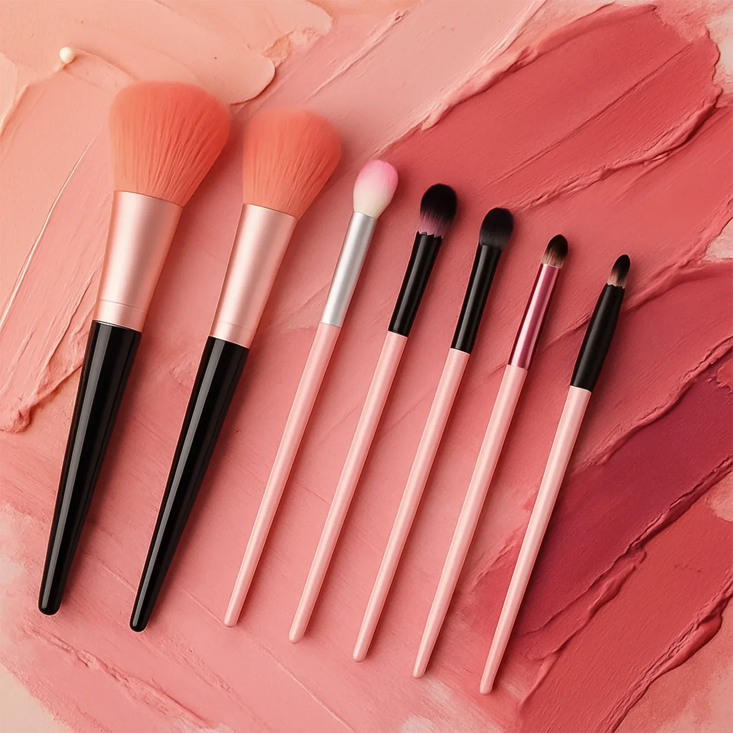 Professional Soft Makeup Brush Set – 7-Pc with Travel Pouch - Detailed Feature View 5