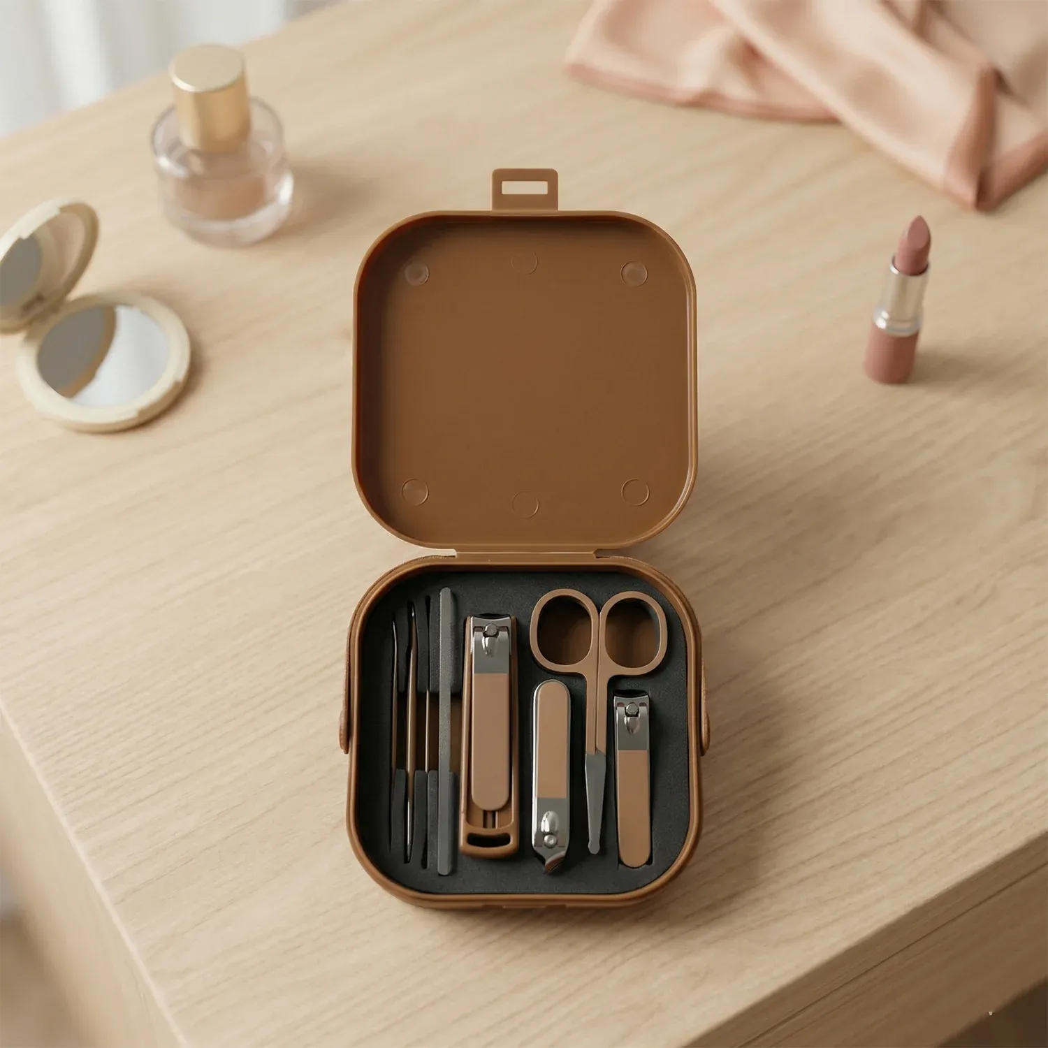 Manicure Pedicure Kit – Complete Nail Care Tools Set for Home & Travel - Detailed Feature View 6