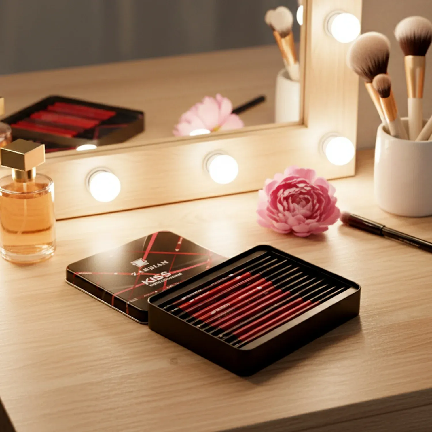 Matte Lipstick Pencil Set – Long-Lasting, Smudge-Proof Colors - Detailed Feature View 2