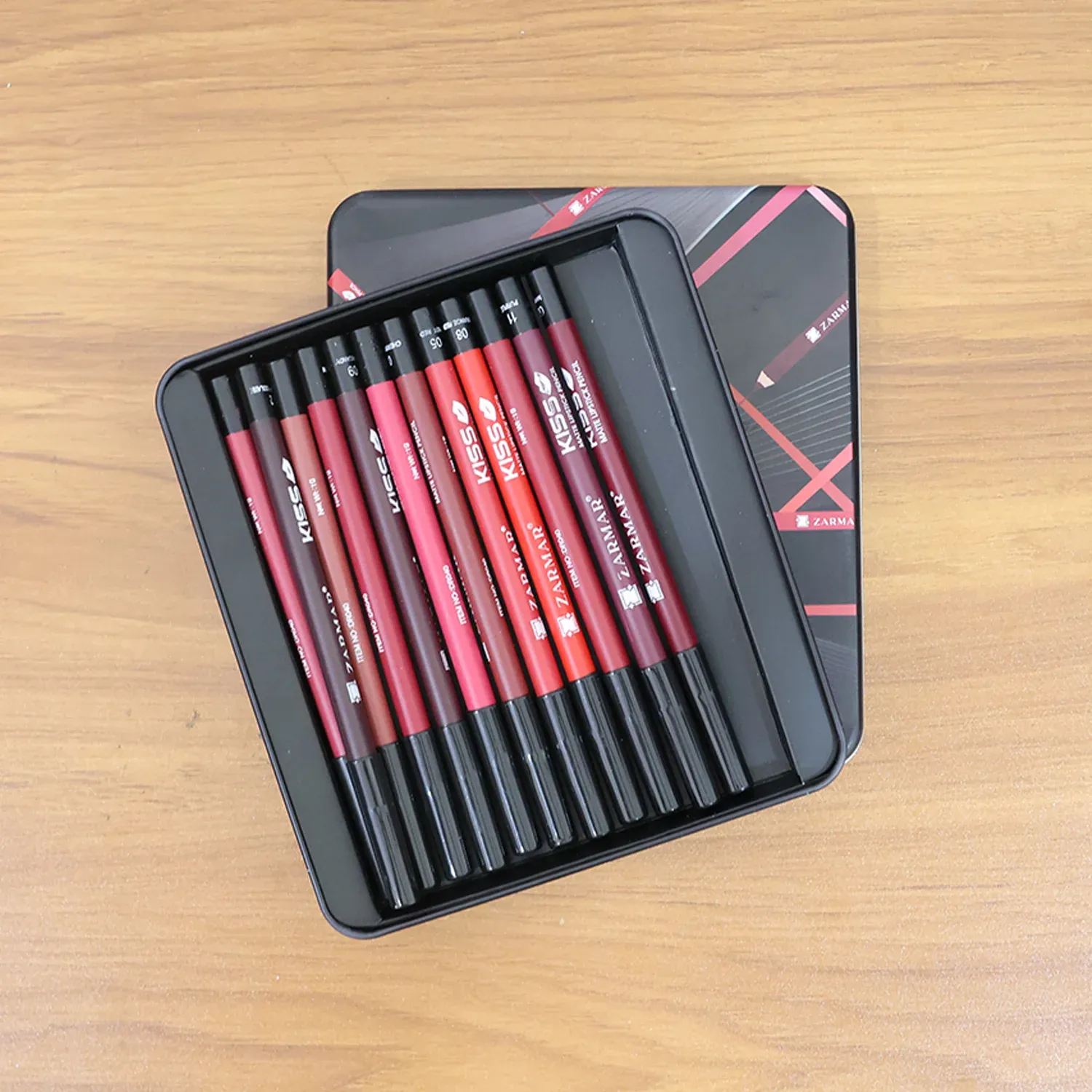Matte Lipstick Pencil Set – Long-Lasting, Smudge-Proof Colors - Detailed Feature View 7
