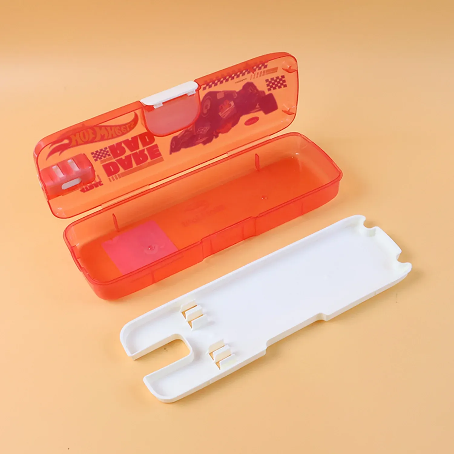LED Light Pencil Box for Kids – Cartoon Design & Organizer - Detailed Feature View 5