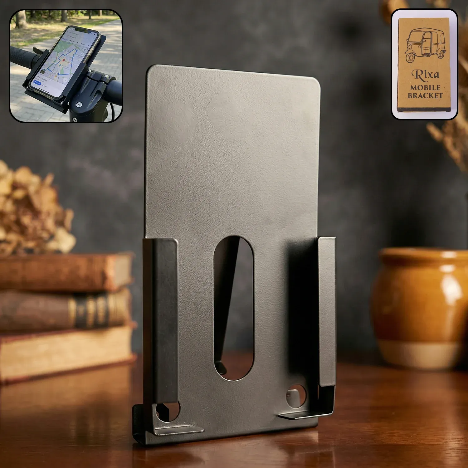 Premium Auto Rickshaw Mobile Holder – Secure & Adjustable Dashboard Mount - Buy Online at Alikart