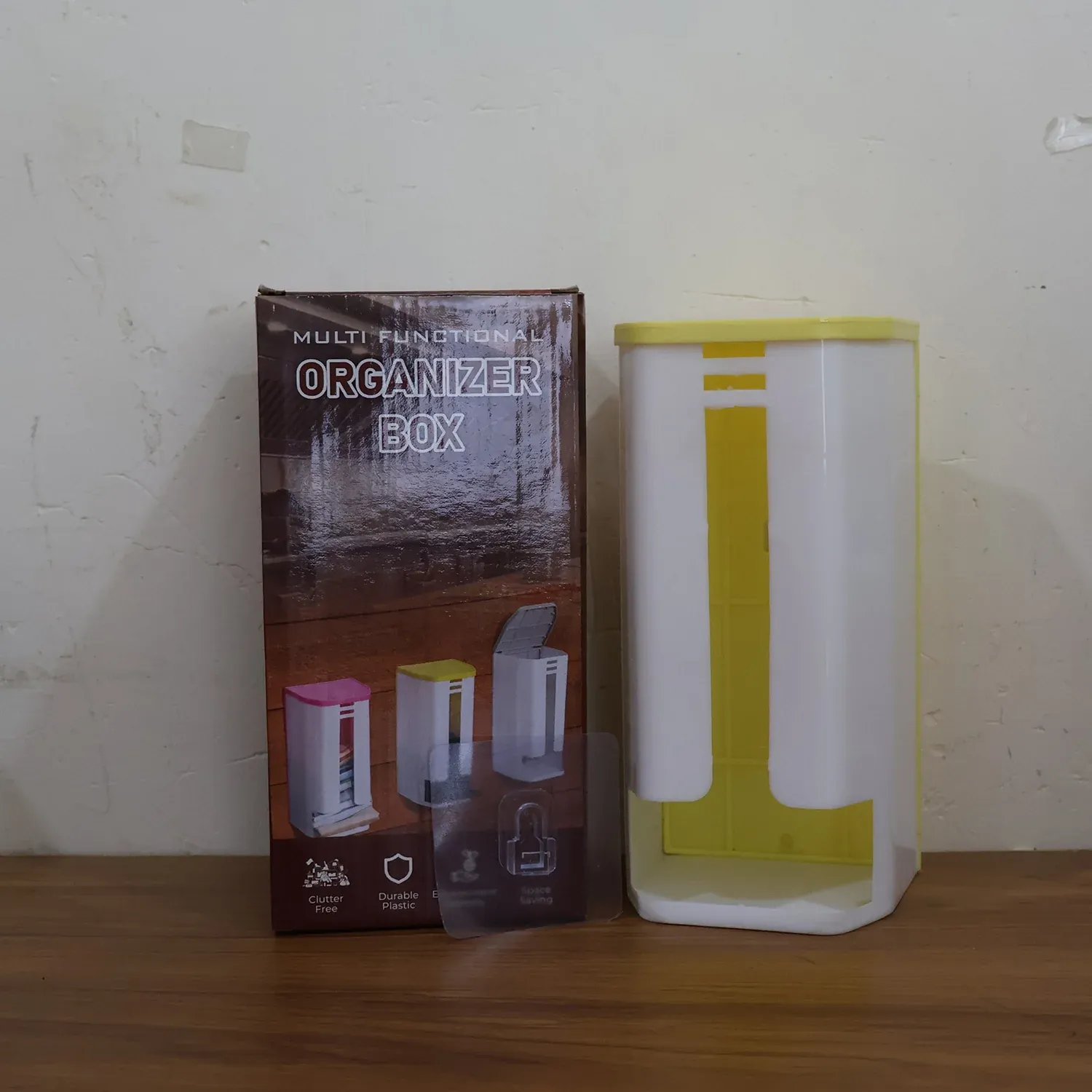Wall-Mounted Bag Dispenser – Kitchen Plastic Bag Organizer Box - Detailed Feature View 6