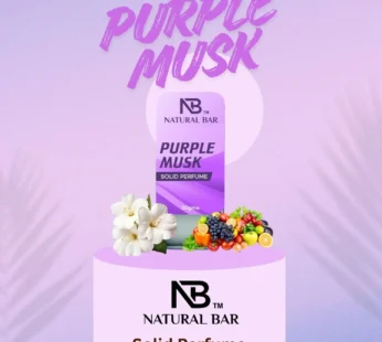 Purple Musk Solid Perfume – Alcohol-Free Long-Lasting Fragrance