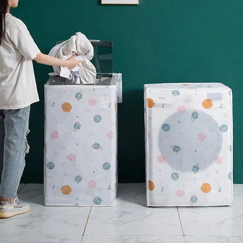 Premium Top Load Washing Machine Cover – Waterproof & Dustproof Protective Cover for Laundry Appliance (Random Print-Pack of 1) - Buy Online at Alikart