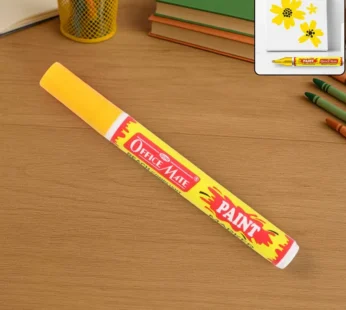 Yellow Permanent Paint Marker – Quick-Dry Waterproof Ink
