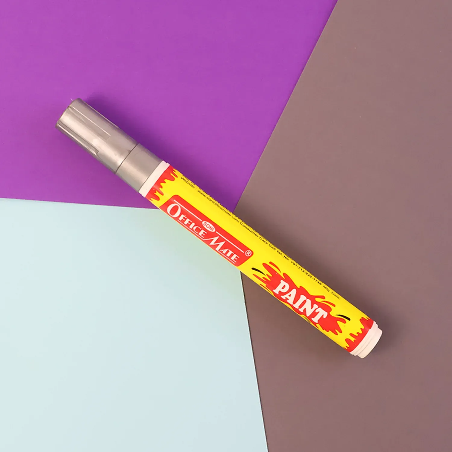 Premium Silver Metallic Paint Marker – Waterproof Quick-Dry Precision Pen - Buy Online at Alikart