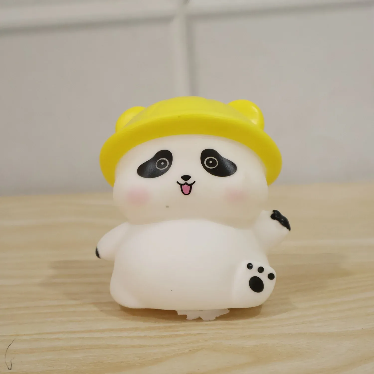 Panda with Hat LED Night Light, Cute Silicone Bedside Lamp for Kids (1 Pc) - Detailed Feature View 9