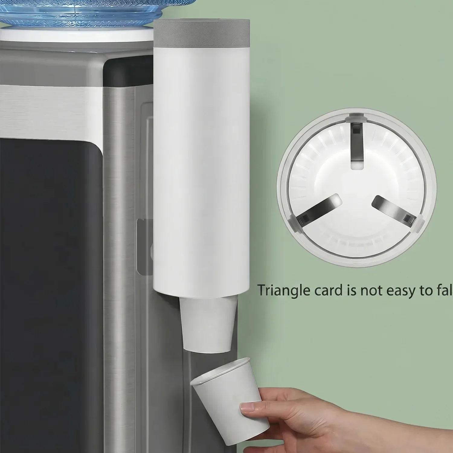 Wall Mounted Paper Cup Holder – Space-Saving Dispenser for Hygiene - Detailed Feature View 6