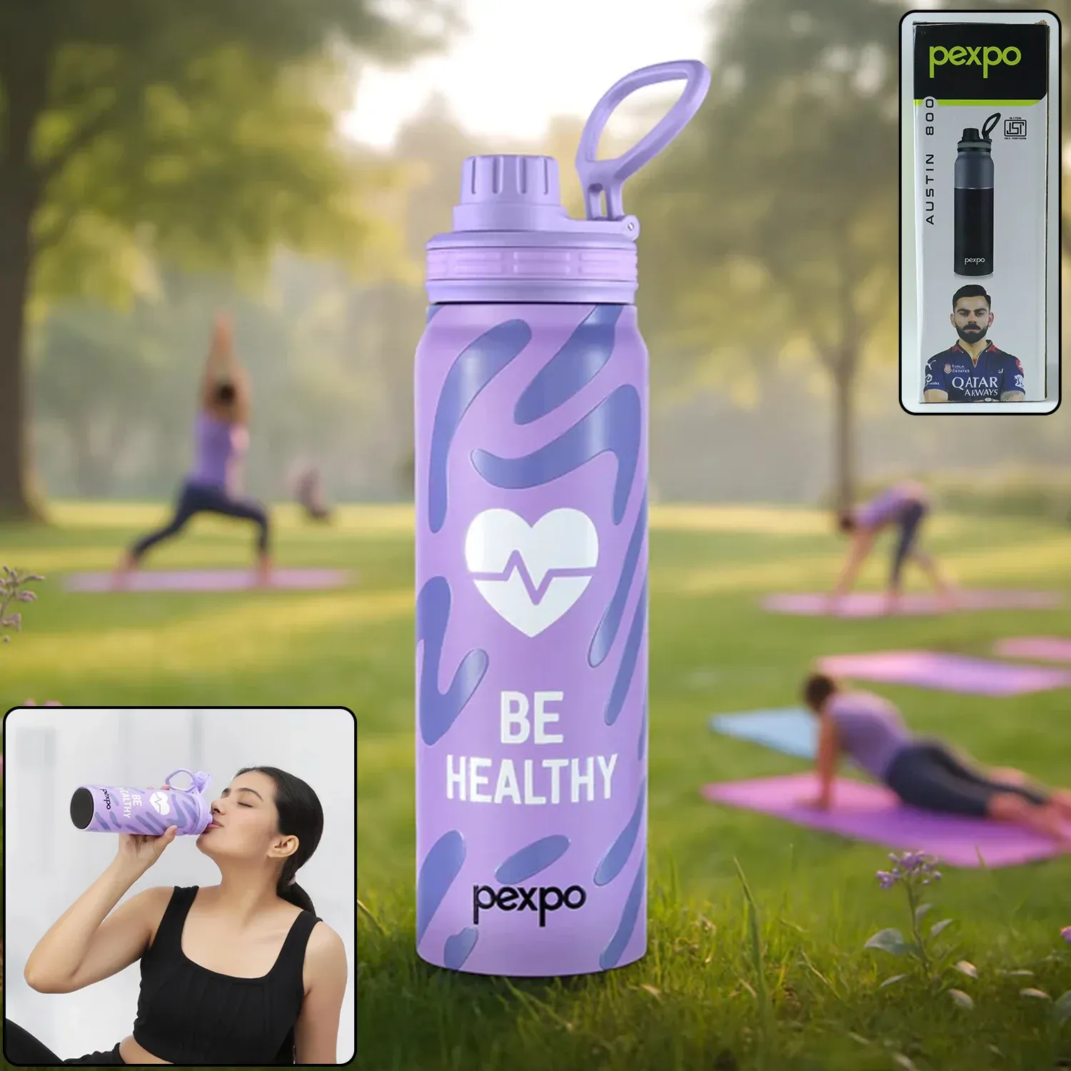 Premium Stainless Steel Water Bottle – Leakproof & Insulated for Daily Use - Buy Online at Alikart