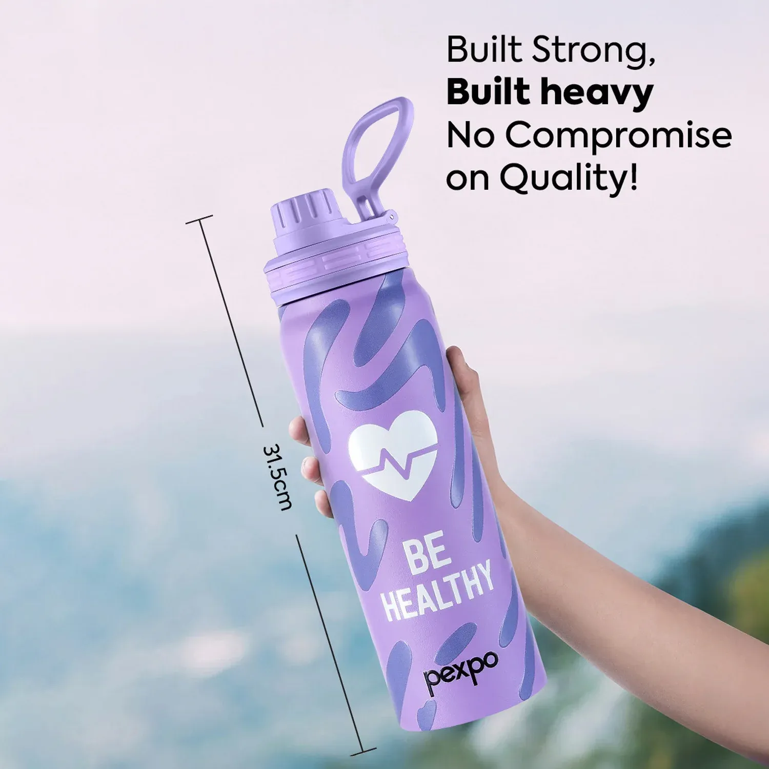 Stainless Steel Water Bottle – Leakproof & Insulated for Daily Use - Detailed Feature View 5