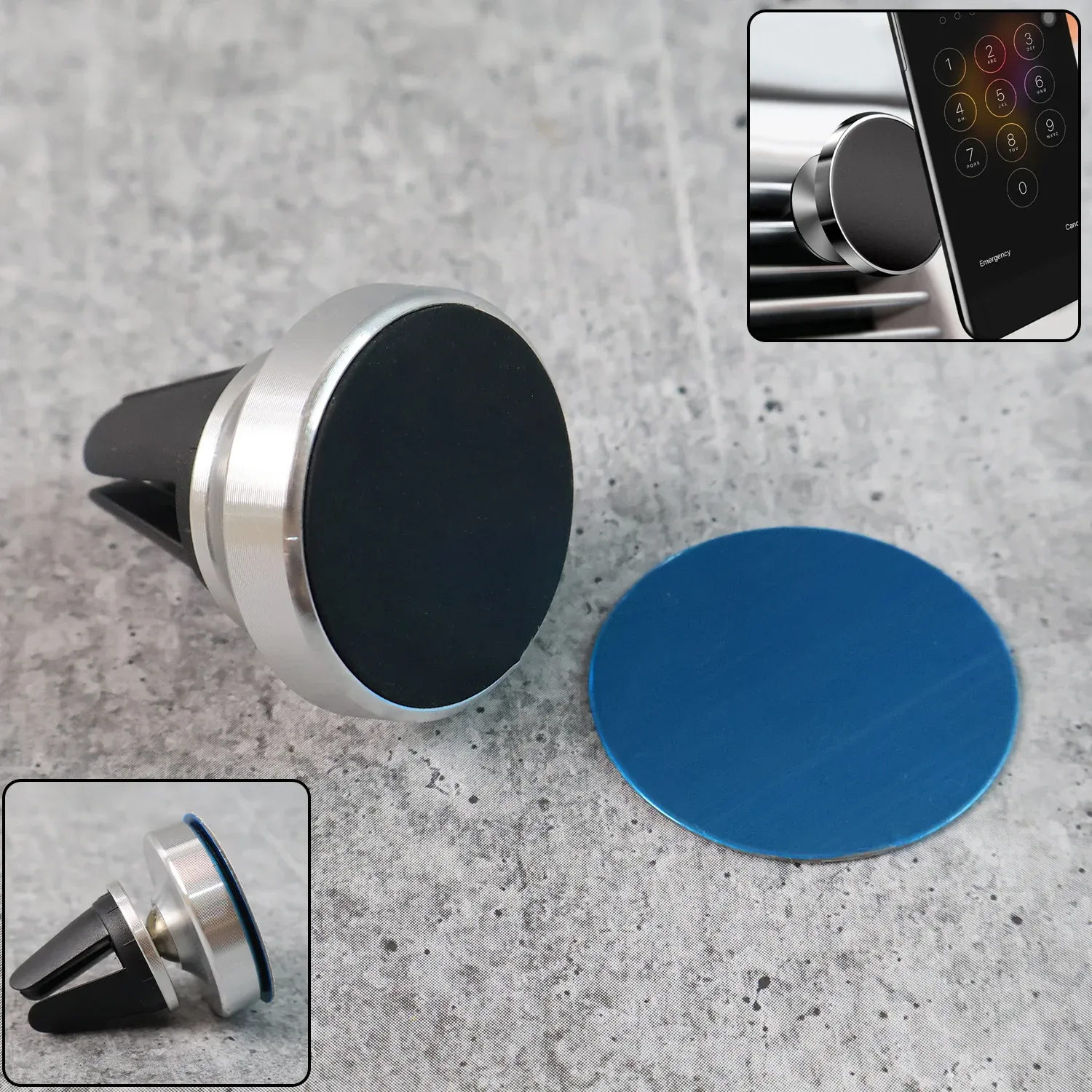 Premium Magnetic Phone Holder Stand – 360° Rotating Secure Grip - Buy Online at Alikart