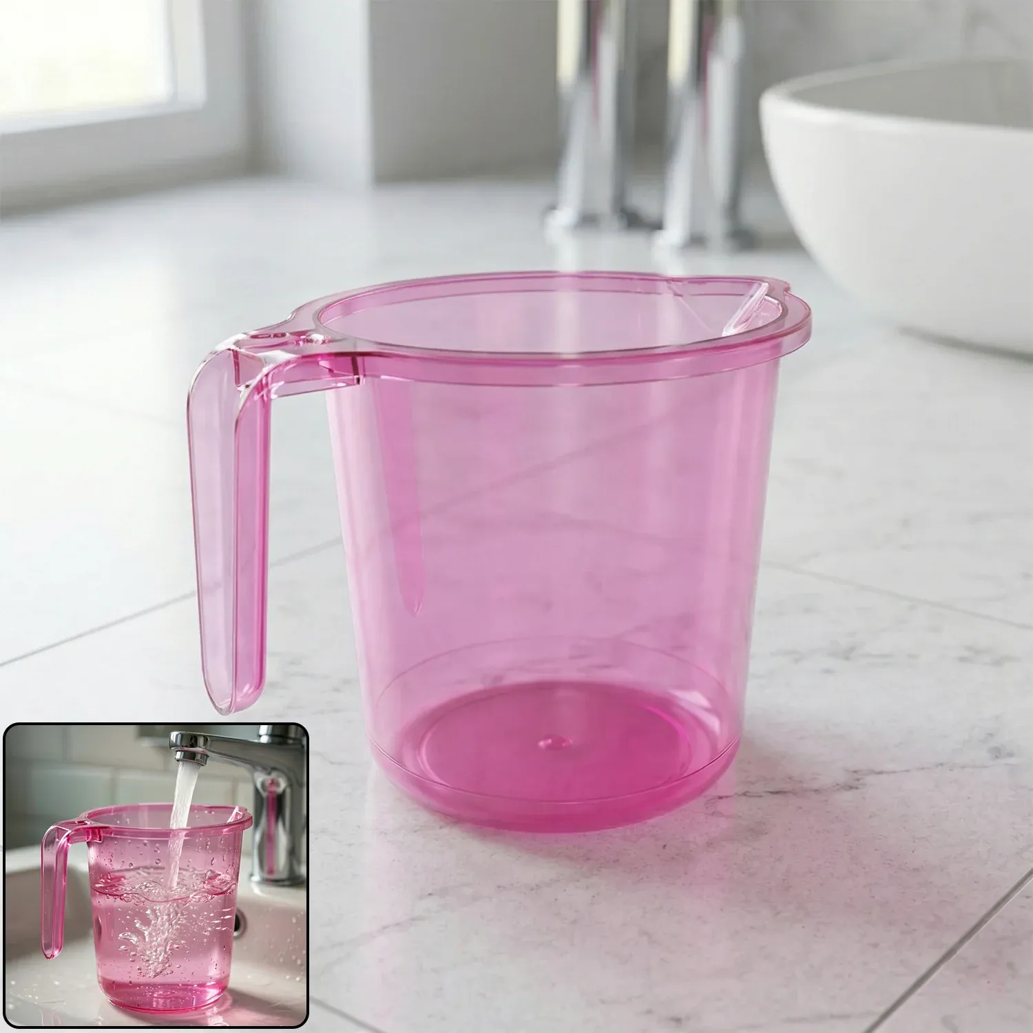 Premium Plastic Bathroom Mug – Durable, BPA-Free & Stylish | Packorra - Buy Online at Alikart