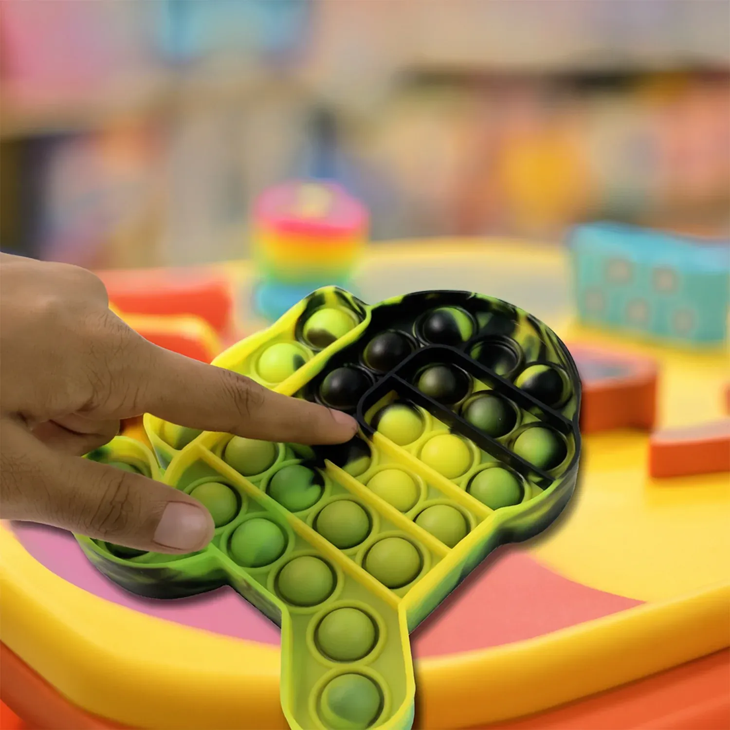 Silicone Pop It Fidget Toy – Stress Relief & Sensory Play - Detailed Feature View 6