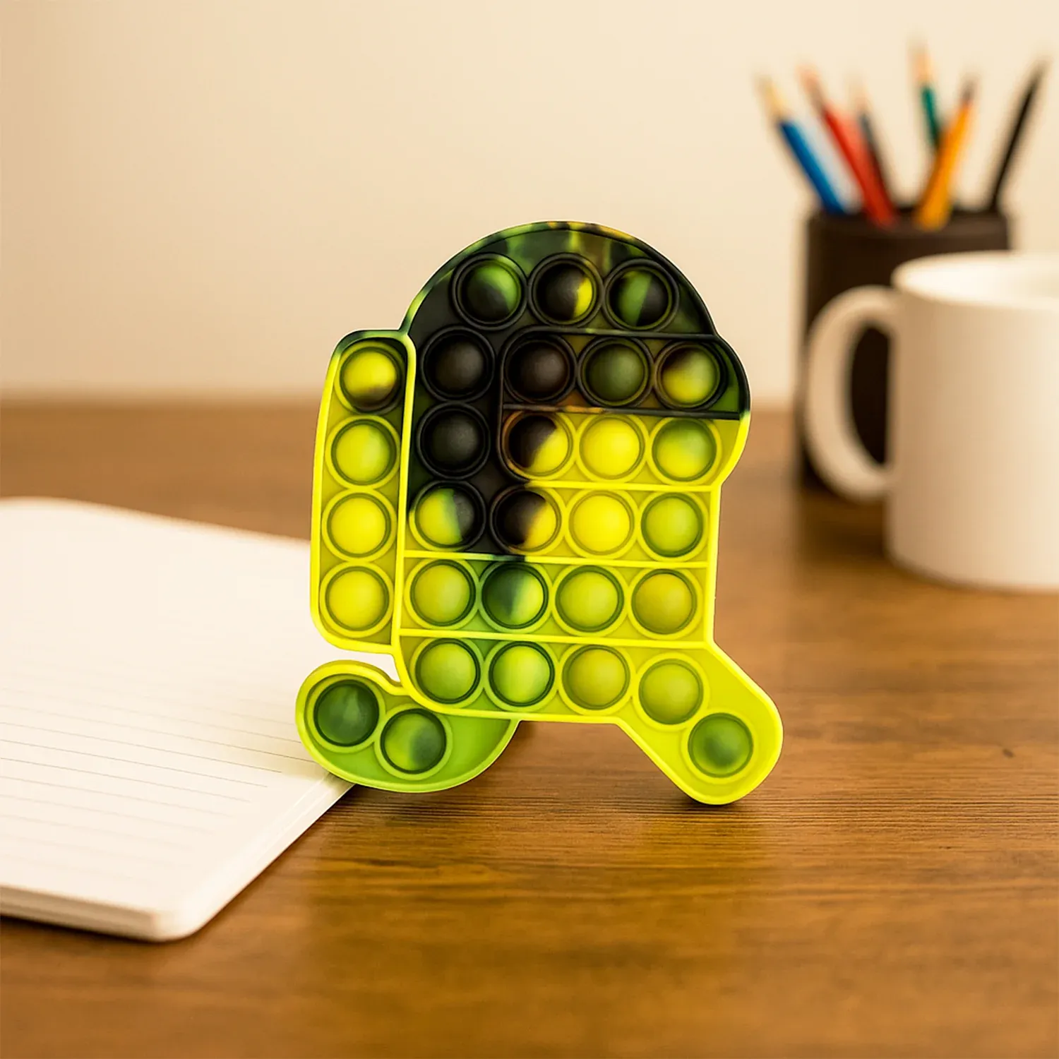 Silicone Pop It Fidget Toy – Stress Relief & Sensory Play - Detailed Feature View 2