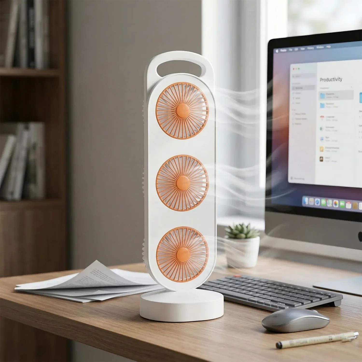 Portable 3 in 1 Table Fan – Compact Personal Cooling Solution - Detailed Feature View 8