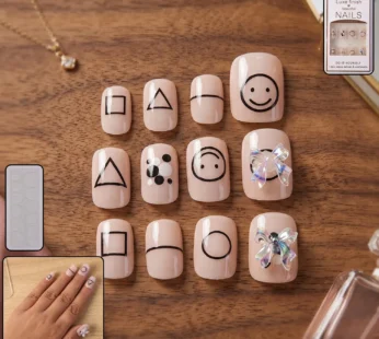 Press-On Nails – Reusable False Nail Set with Strong Glue for Equally Glam Looks