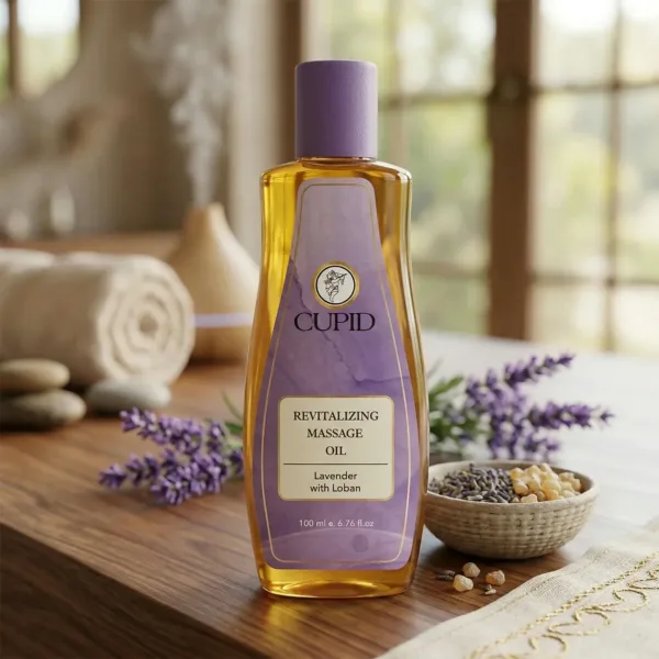 Relaxing Body Massage Oil – Lavender & Loban For Stress Relief