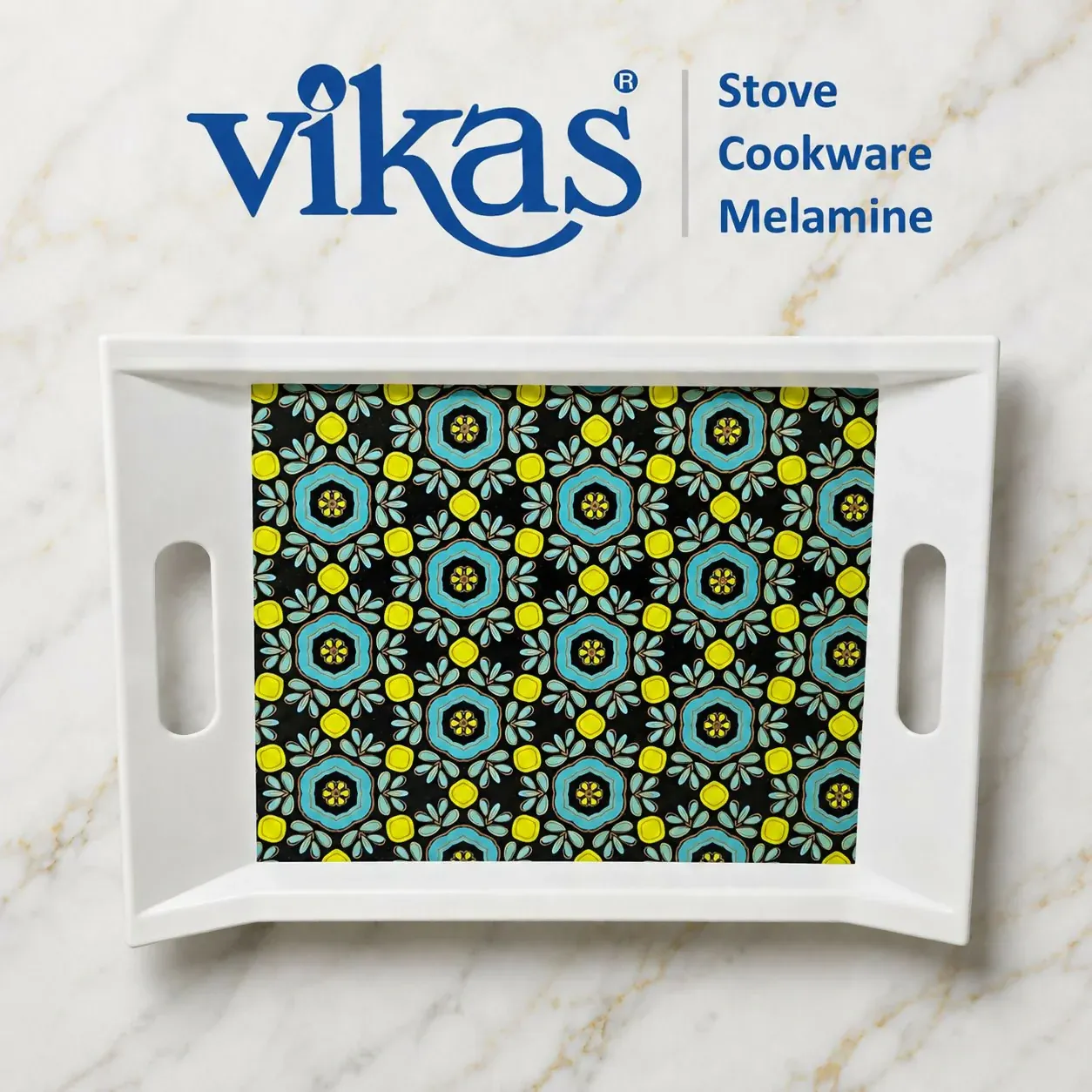 Melamine Serving Tray Set – Durable & Elegant for Home & Office - Detailed Feature View 4