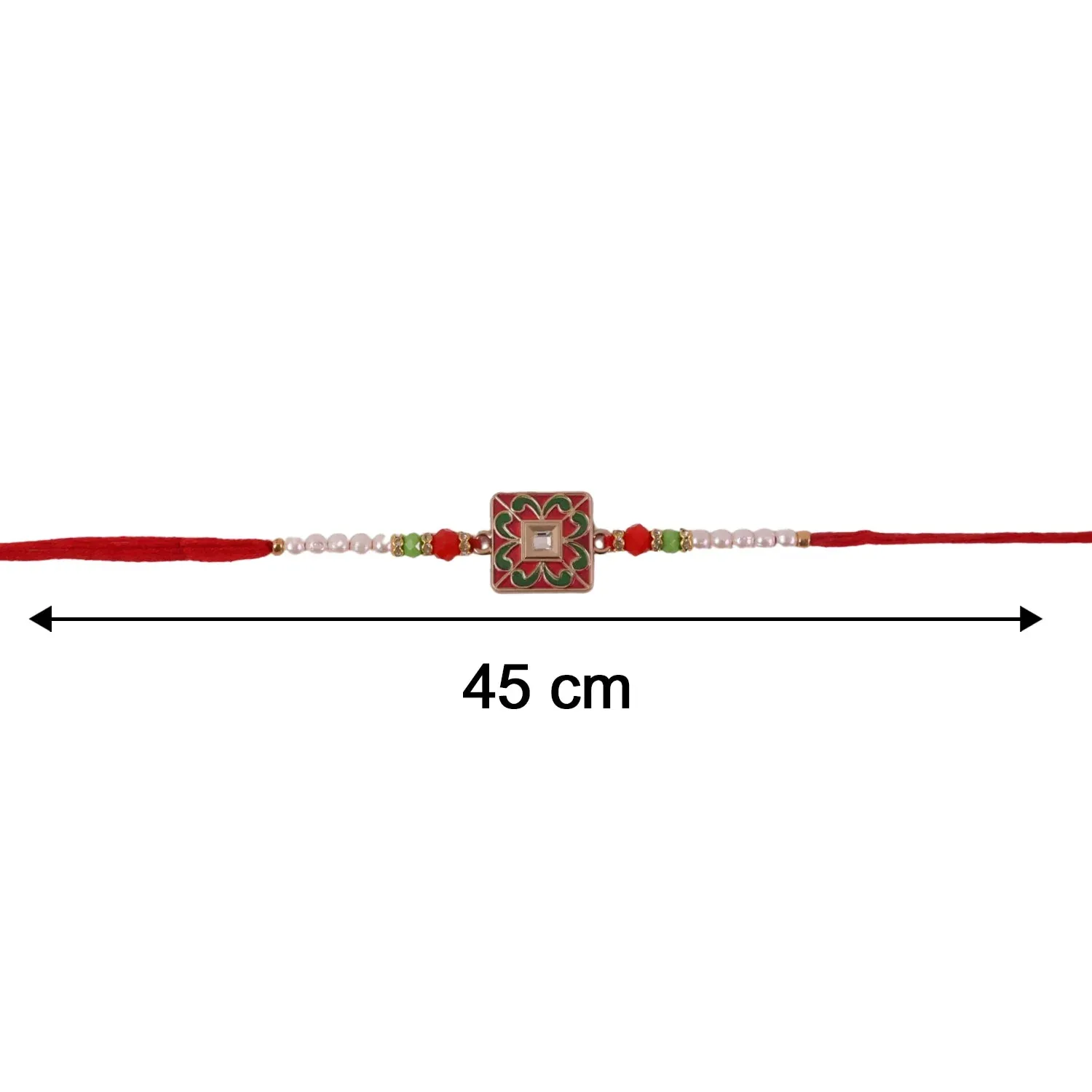 Rakhi – Traditional Pearl Beads Design for Raksha Bandhan - Detailed Feature View 4