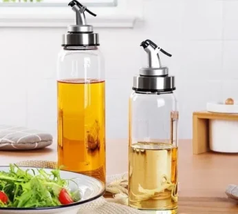 500ml Plastic Oil Dispenser Bottle with Leakproof Cork – Oil, Vinegar & Sauce Pourer for Kitchen Use(Pack of 1)