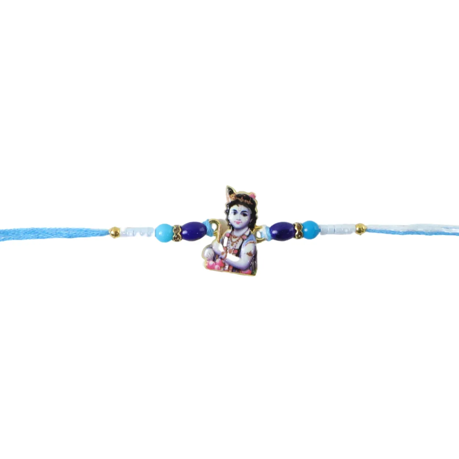 Spiritual Lord Krishna Rakhi – Beautiful & Durable Design for Raksha Bandhan - Detailed Feature View 5