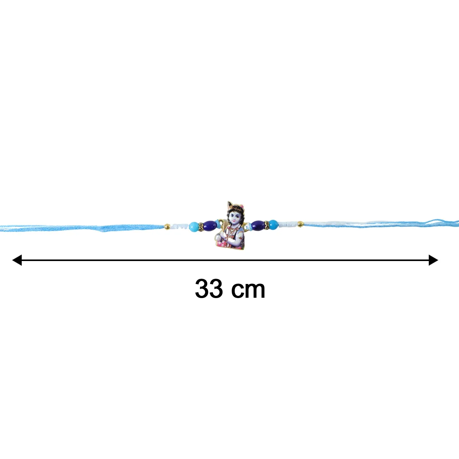 Spiritual Lord Krishna Rakhi – Beautiful & Durable Design for Raksha Bandhan - Detailed Feature View 6