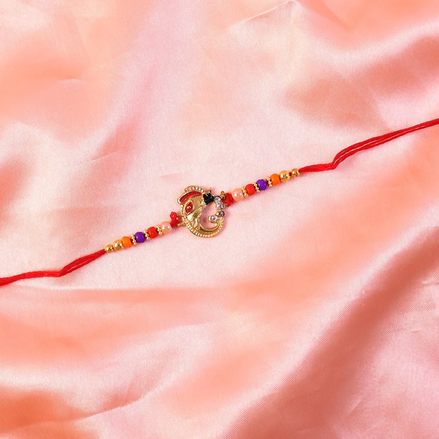 Rakshabandhan Rakhi – Traditional Threadwork with Elegant Design - Detailed Feature View 7