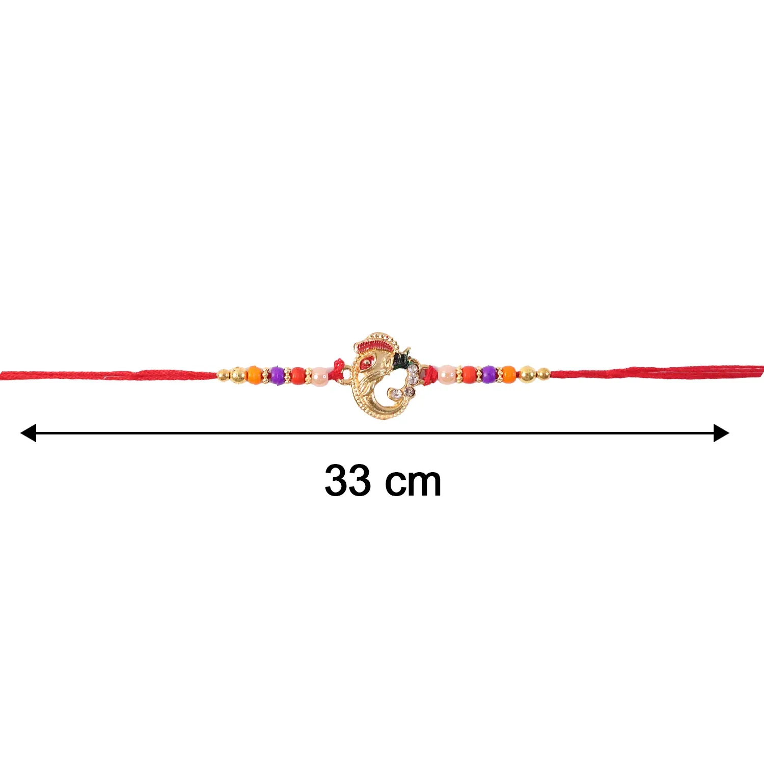 Rakshabandhan Rakhi – Traditional Threadwork with Elegant Design - Detailed Feature View 6