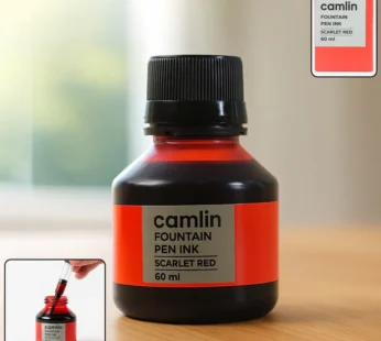 Scarlet Red Fountain Pen Ink – Smooth Flow 60ml Bottle