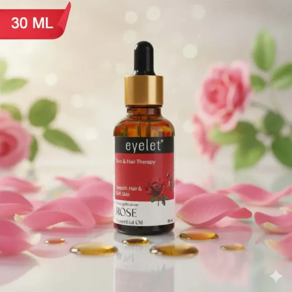 Rose Essential Oil – Natural Skin & Hair Therapy for Smoothness