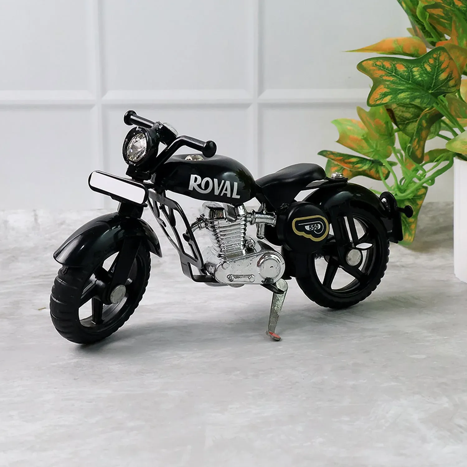 Premium Metal Bullet Bike Toy with Side Stand – Realistic Miniature Model - Buy Online at Alikart